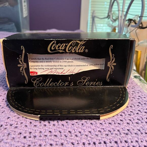 Coca Cola Coke Collector’s Series Limited Edition 813 of 2500 COA Cap Hat - Picture 2 of 10
